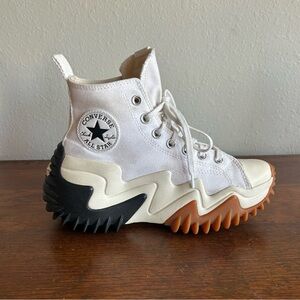 Converse Run Star Motion White Gum Honey  Sneaker Hi Top Athletic Sz 7 171546C